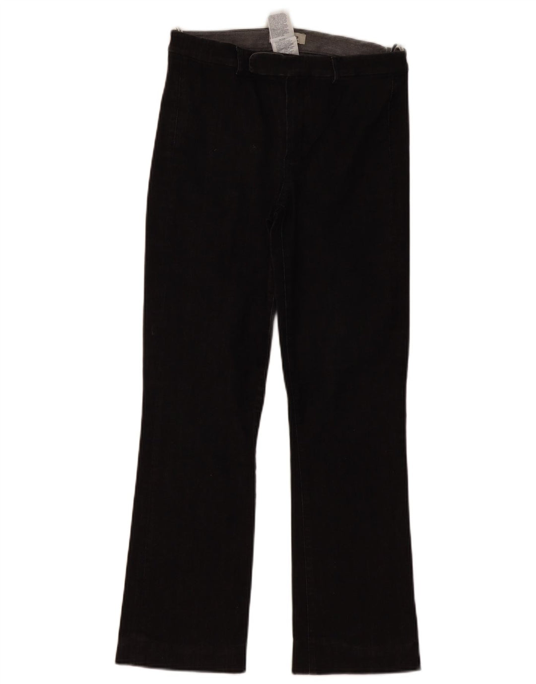 MAX MARA Damen Bootcut-Jeans UK 10 Small W28 L28 Graue Baumwolle