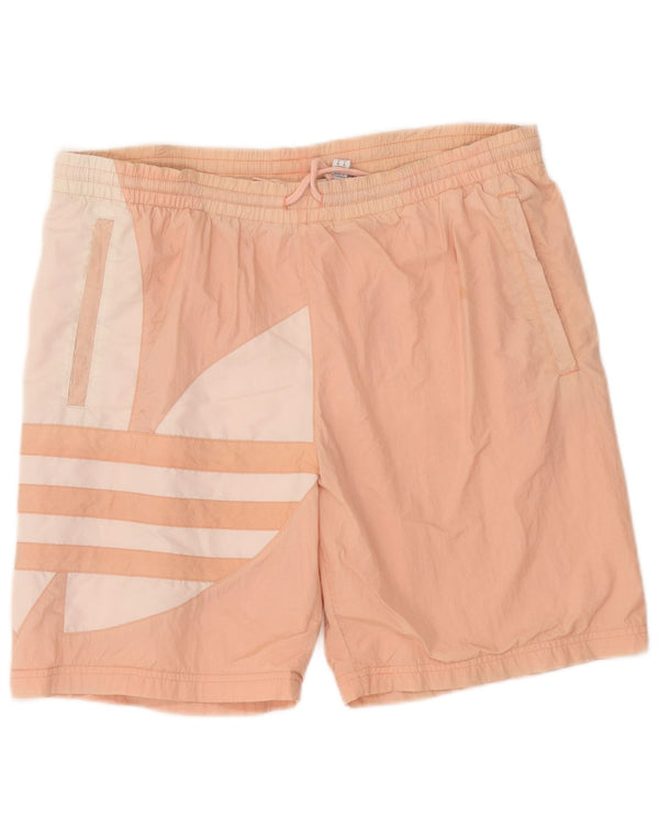 Adidas Herren Badeshorts mit Grafik, mittelrosa, Polyamid