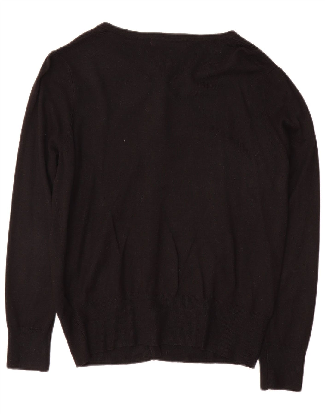 Marks & Spencer Damen-Cardigan-Pullover UK 14 Mittelschwarze Viskose