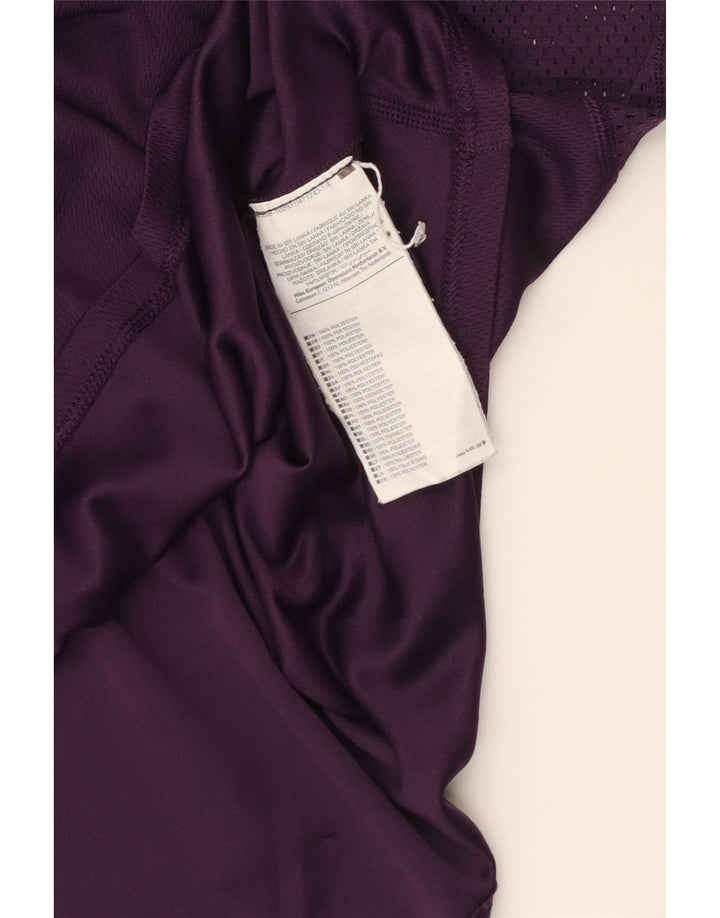 Nike Damen Weste Top UK 14 Large Lila Polyester
