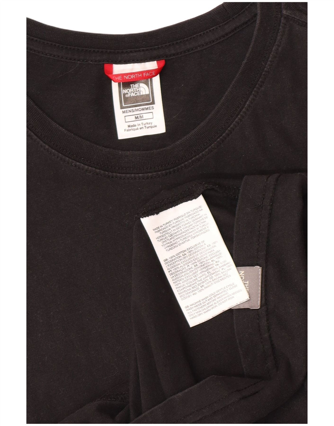 The North Face Herren-T-Shirt mit Grafik, mittelschwarze Baumwolle