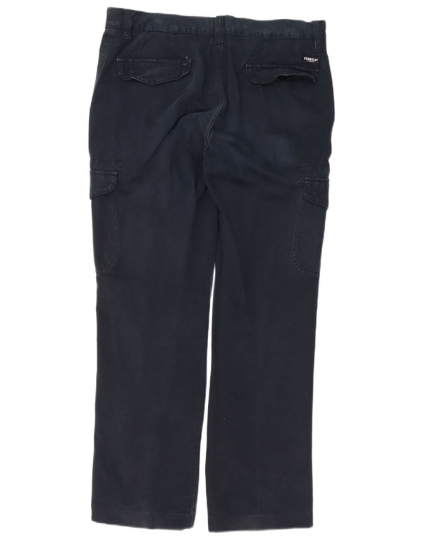 Carrera Gerade Herren-Cargohose W36 L30 Marineblaue Baumwolle