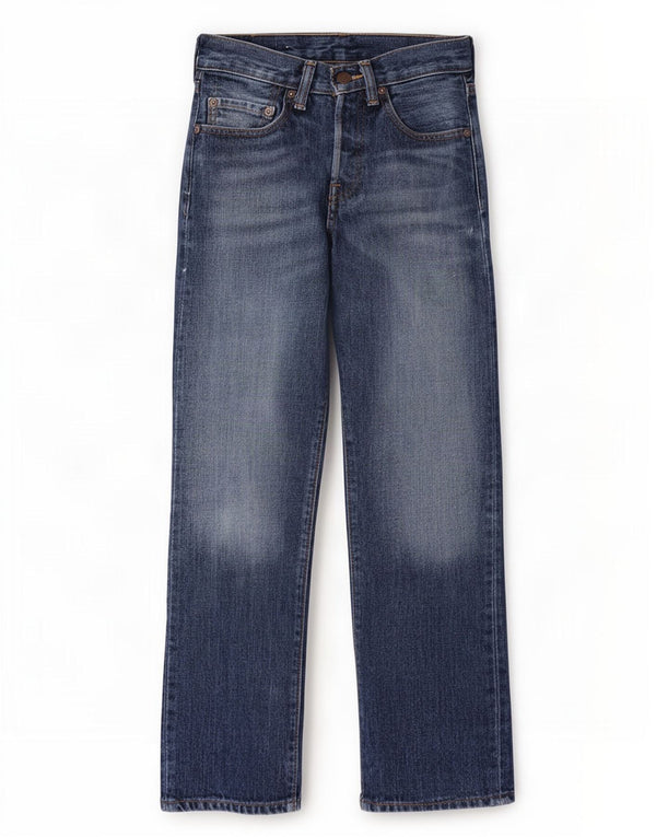 Levi's 501 Straight Jeans für Jungen, 11–12 Jahre, W26 L26, blaue Baumwolle