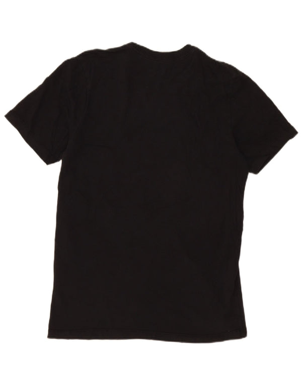 Nike Herren-T-Shirt mit Grafik, Medium, Schwarz, Colourblock-Baumwolle