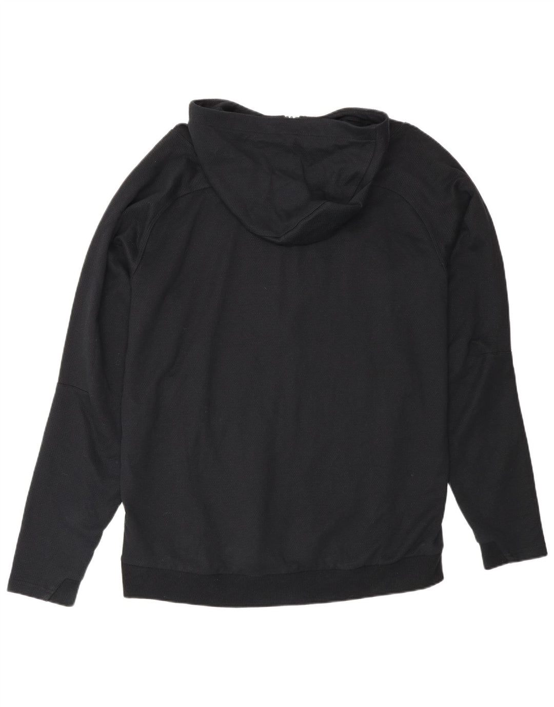 Puma Herren-Kapuzenpullover mit Reißverschluss, groß, schwarze Baumwolle