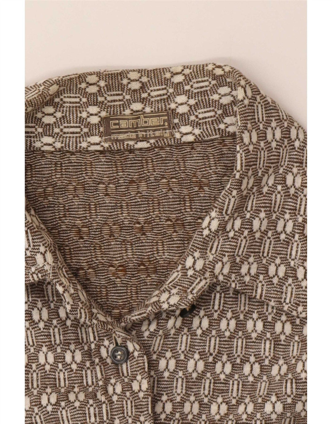 Camber Damen Flanellhemd UK 16 Large Braun Geometrisch