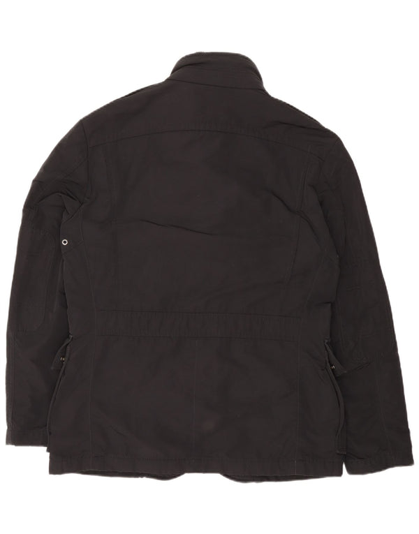 Hugo Boss Herren Utility-Jacke EU 50 Large Schwarz Polyester