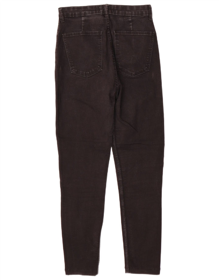 Zara Damen Tapered Jeans EU 38 Small W28 L26 Schwarz