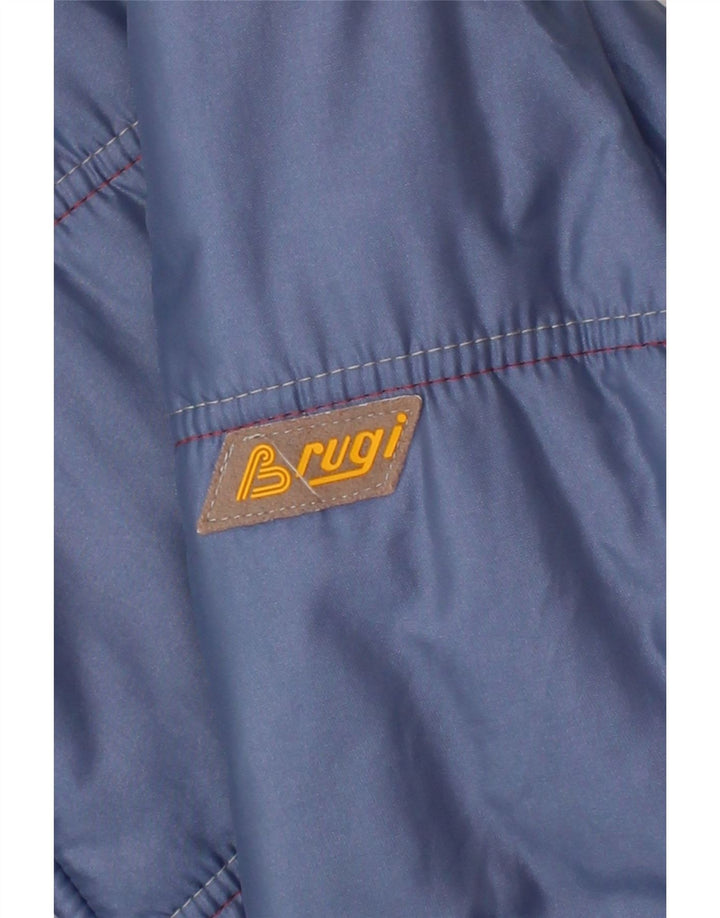 BRUGI Mens Padded Jacket UK 38 Medium Blue Vintage Brugi and Second-Hand Brugi from Messina Hembry 