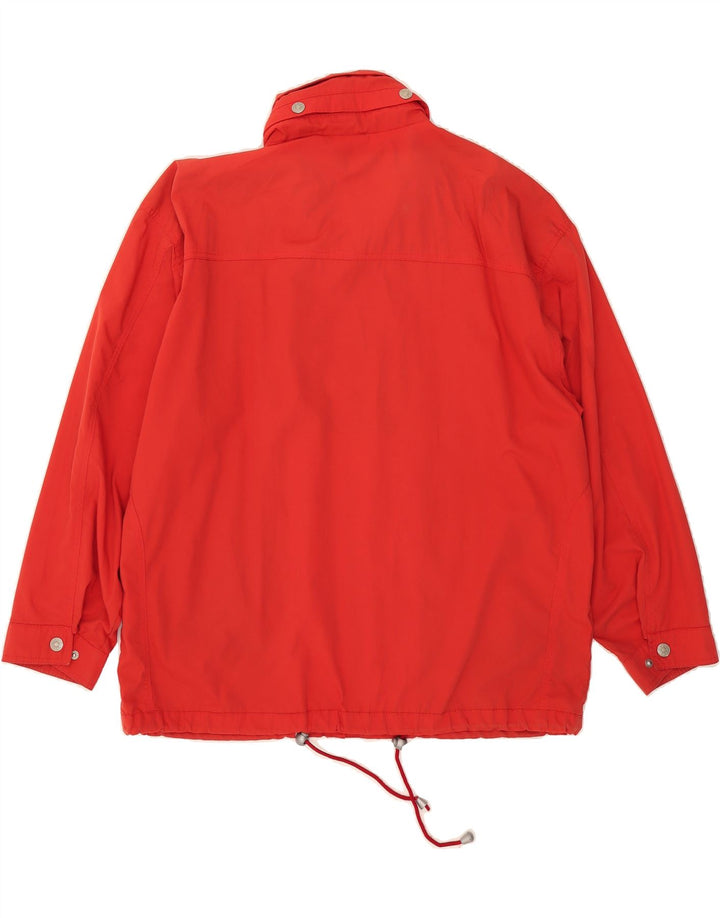 VINTAGE Mens Windbreaker Jacket IT 52 XL Red Polyester Vintage Vintage and Second-Hand Vintage from Messina Hembry 