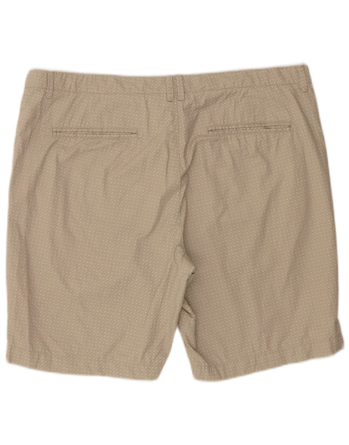 Calvin Klein Herren Chinoshorts W36 Große beige karierte Baumwolle