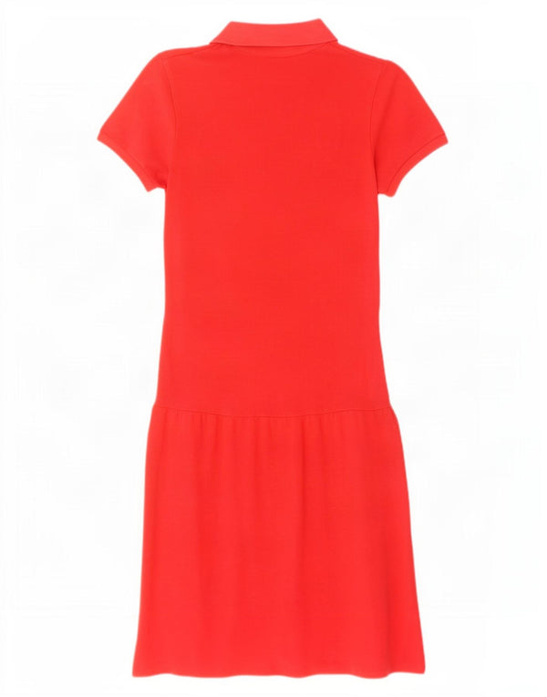 Ralph Lauren Damen Polokleid UK 10 Small Rot