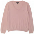 Gant Herren-Pullover mit V-Ausschnitt, 3XL, rosa Baumwolle