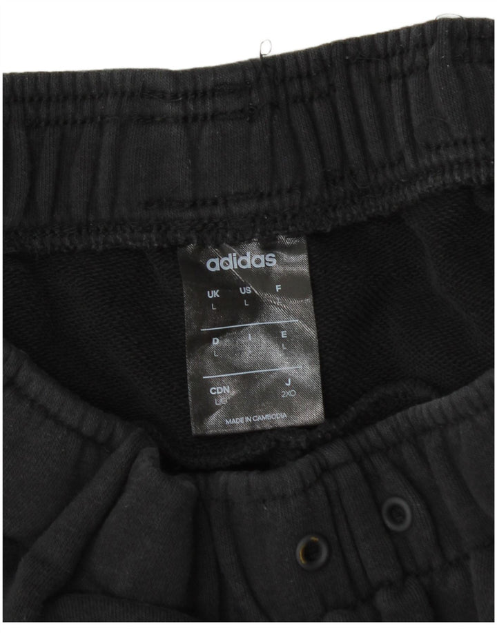 Adidas Herren-Trainingshose, Jogginghose, Größe L, Schwarz