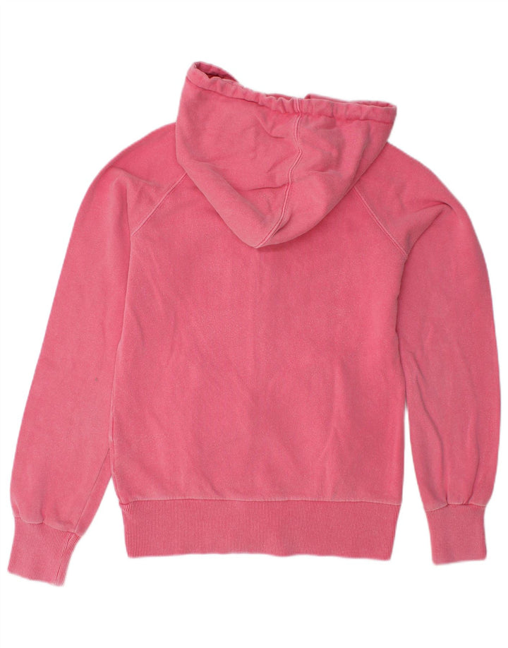 NORTH SAILS Damen Zip Hoodie Pullover UK 6 XS Rosa Baumwolle