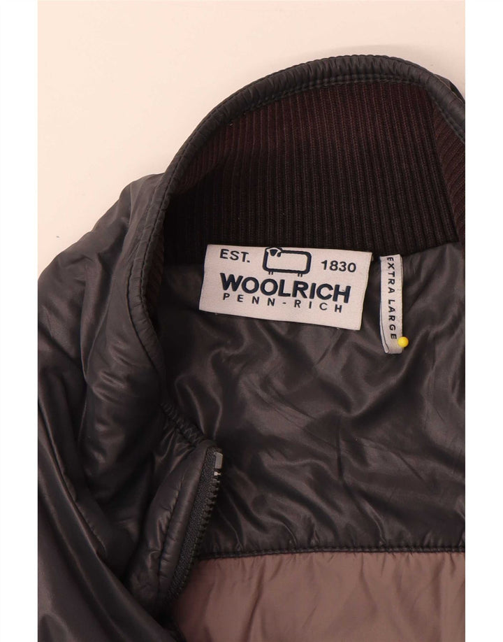 Woolrich Herren Penn-Rich Bomberjacke UK 42 XL Graues Nylon