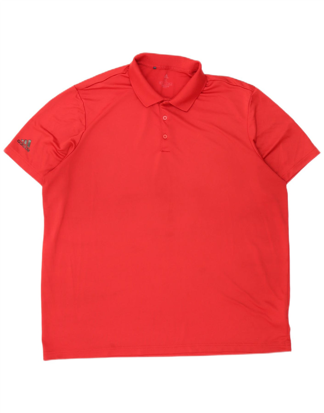 ADIDAS Herren Poloshirt 2XL Rot Polyester