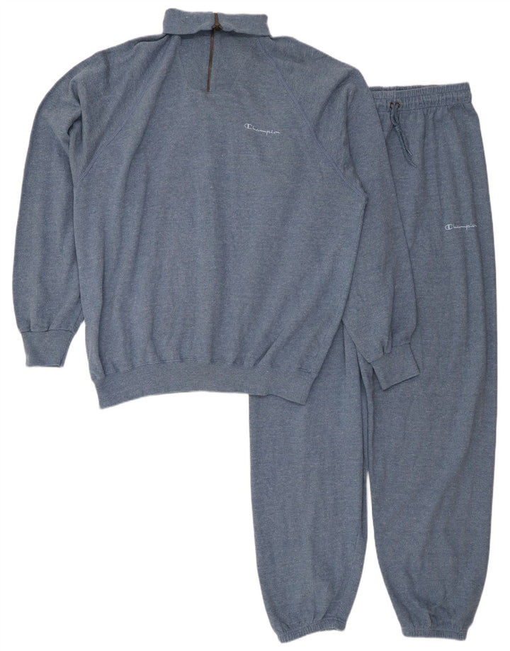 Champion Herren-Trainingsanzug, XL, blaue Baumwolle