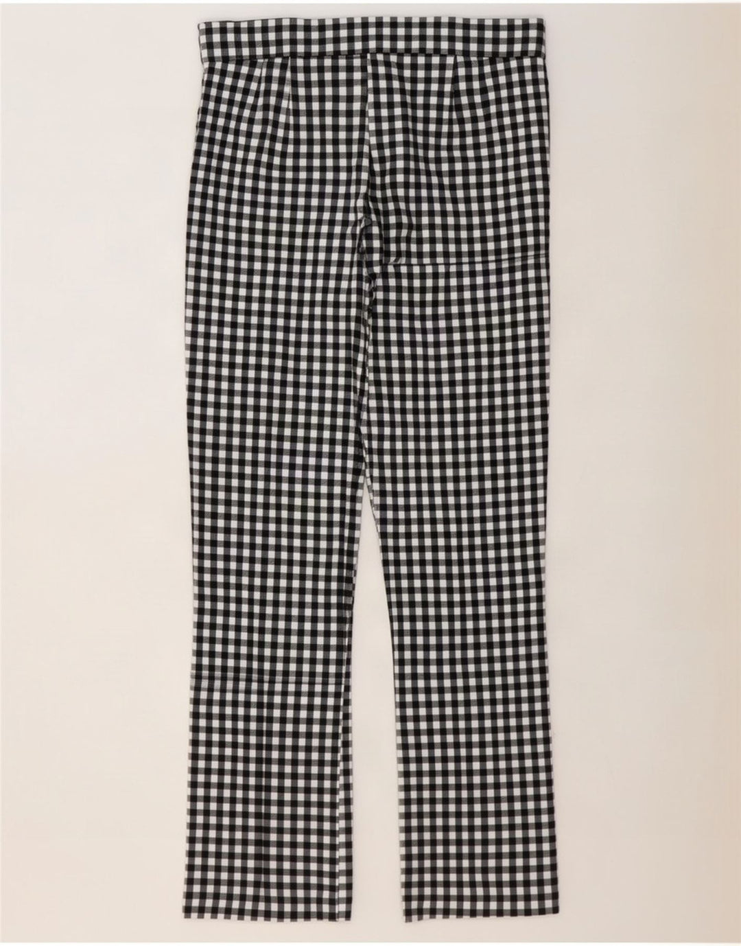 Zara Damen Bootcut Freizeithose Large W30 L27 Black Gingham