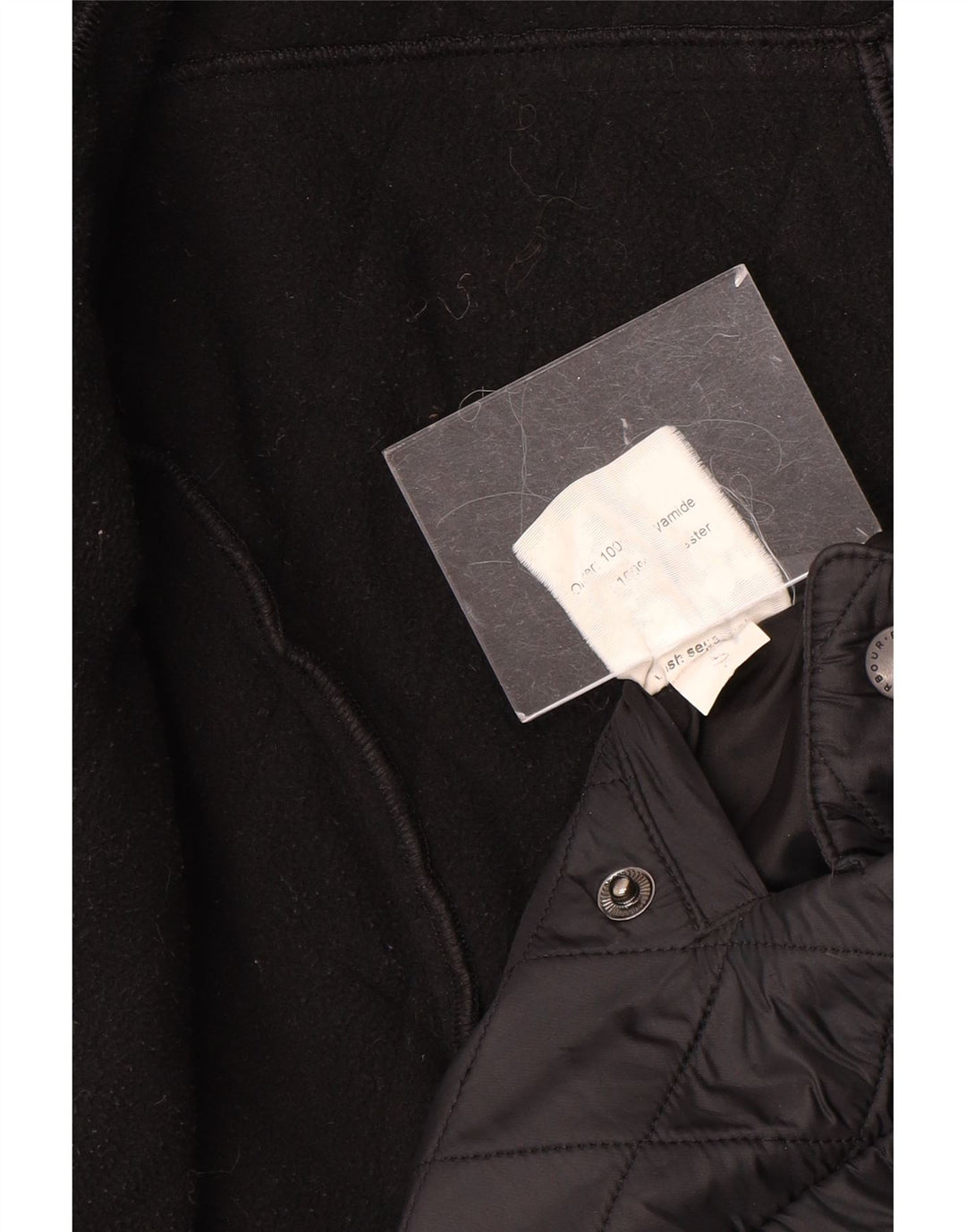 Barbour Damen Steppjacke UK 16 Large Schwarz Polyamid