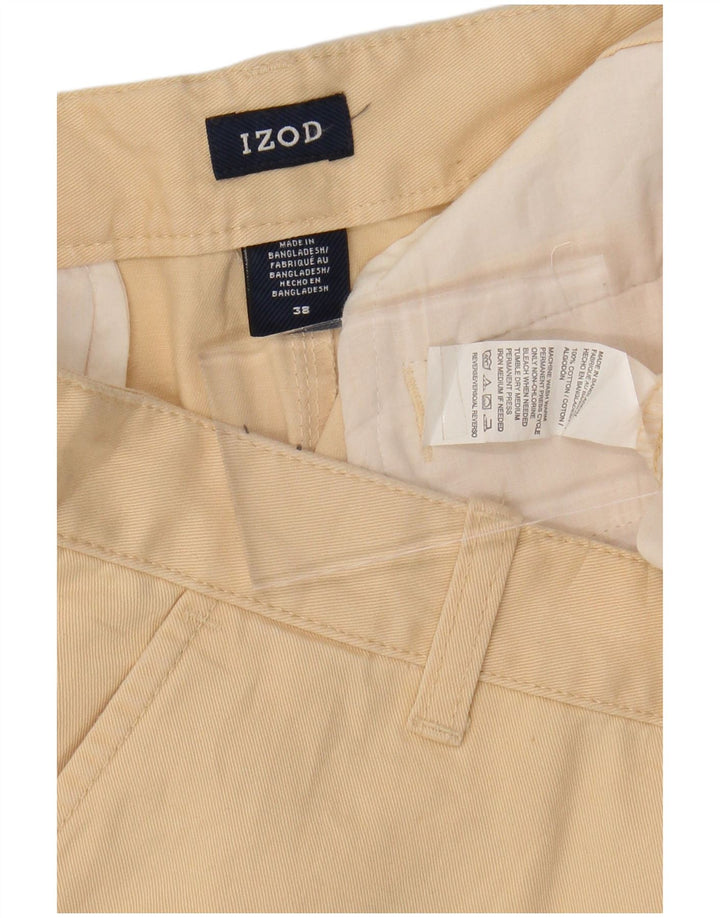IZOD Herren Cargoshorts W38 XL Beige Baumwolle