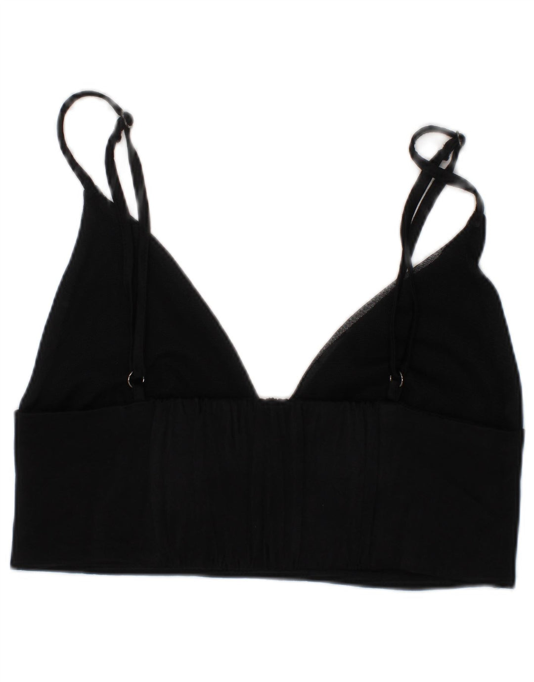 Zara Damen BH Crop Top Small Schwarz