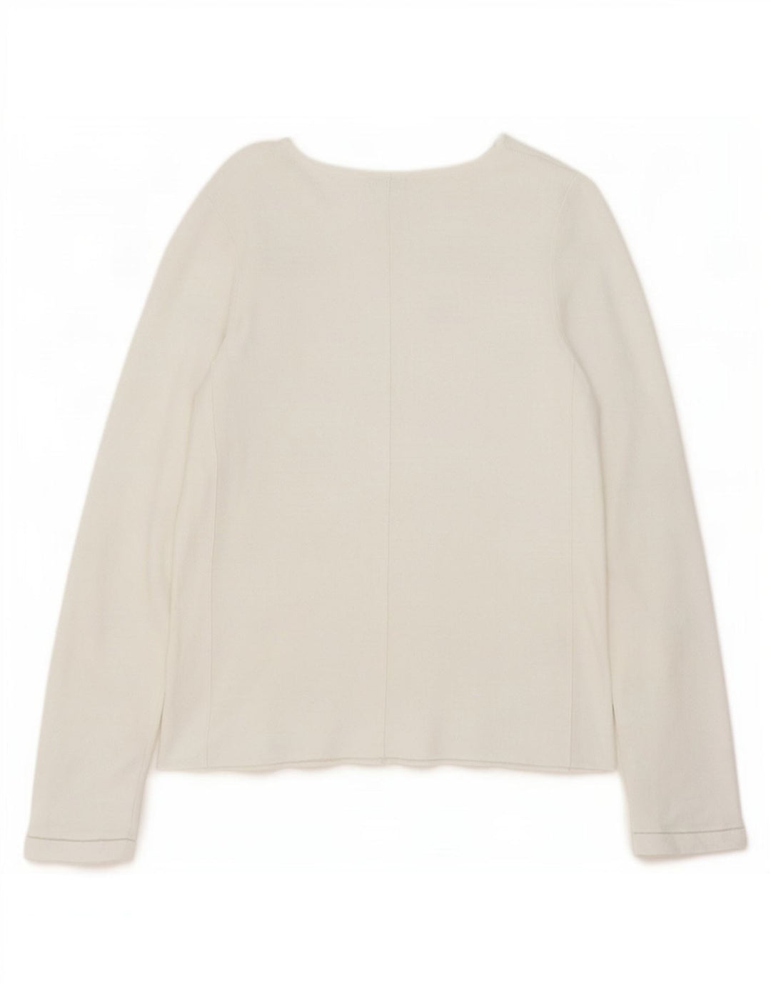 Jigsaw Damen Top Langarm UK 10 Small Weiß