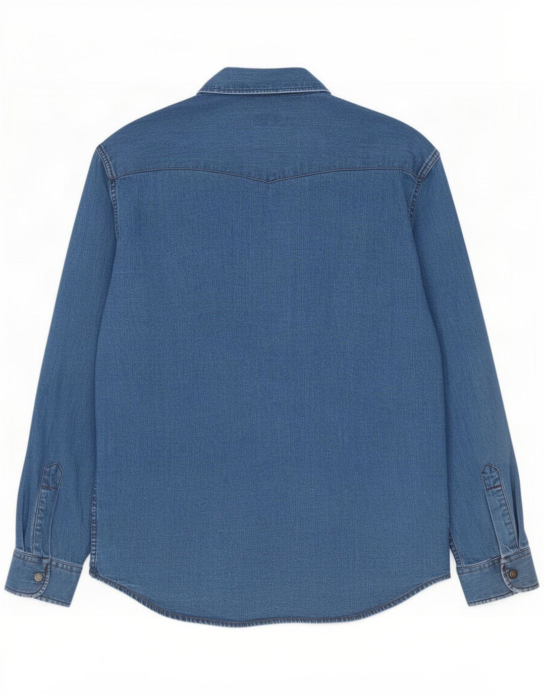 Carrera Herren Jeanshemd mittelblaue Baumwolle