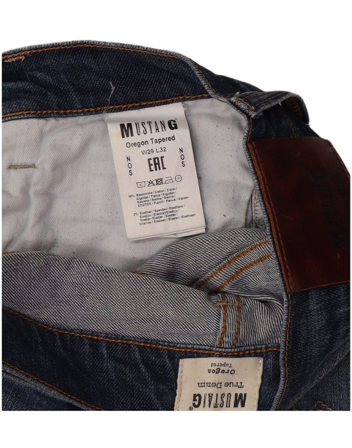 Mustang Damen Slim Jeans W29 L32 Blaue Baumwolle