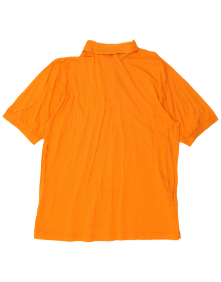 Sergio Tacchini Herren Poloshirt XL Orange Baumwolle