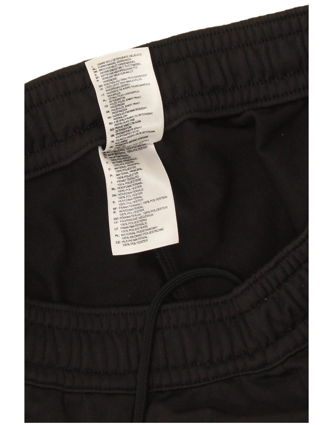 Adidas Damen-Trainingshose UK 12/14 Mittelschwarzes Polyester