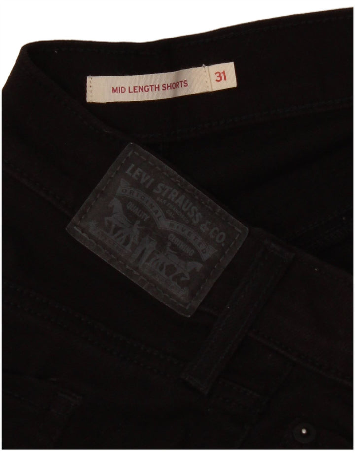 LEVI'S Damen Jeansshorts W31 Mittelschwarz