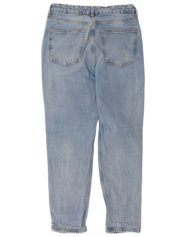 Zara Damen Tapered Jeans EU 40 Medium W30 L26 Blaue Baumwolle