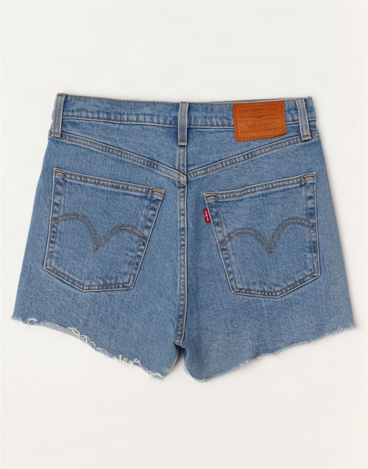 Levi's Damen Ribcage Denim Shorts Medium W28 Blaue Baumwolle