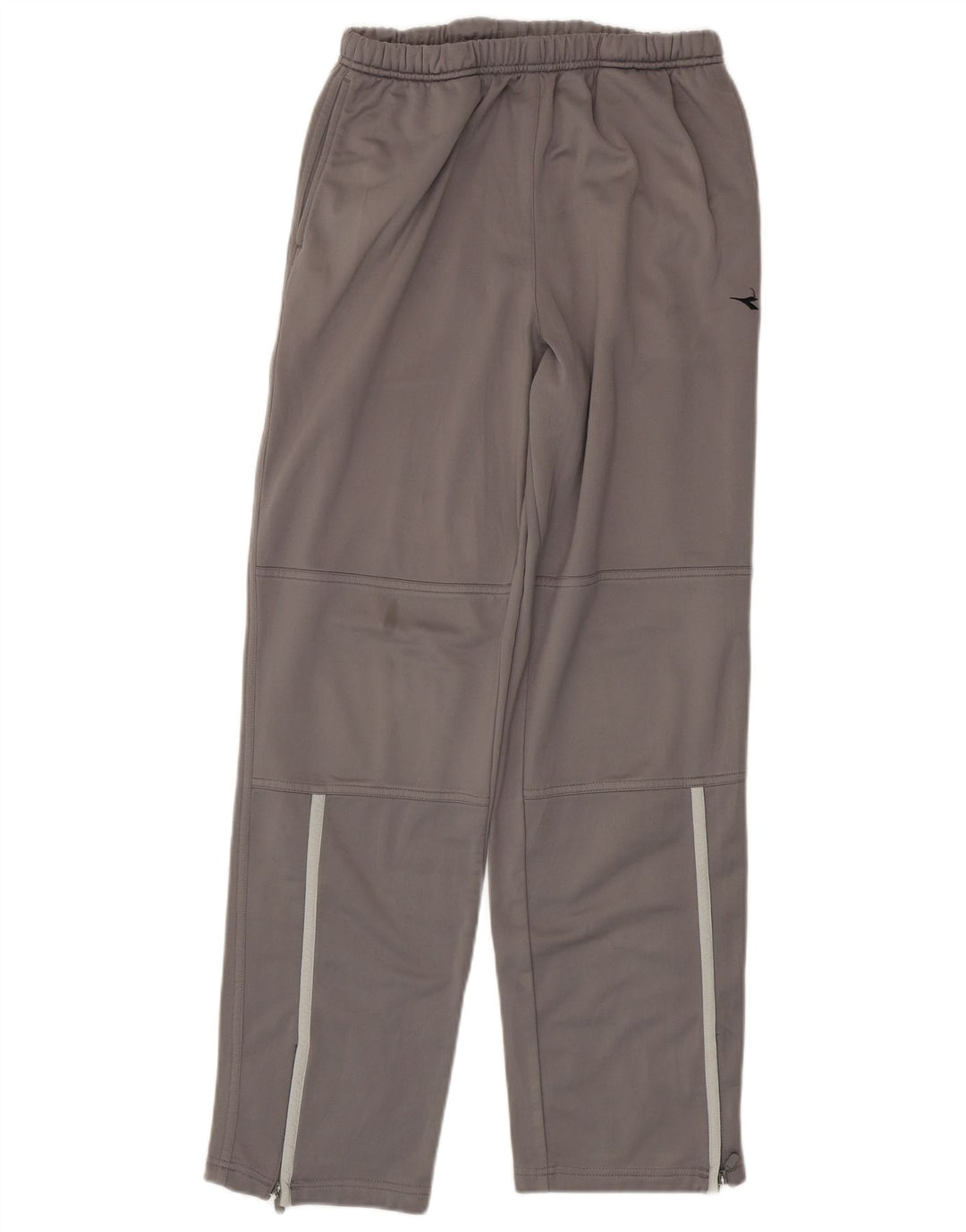 Diadora Herren-Trainingshose, großes graues Polyester