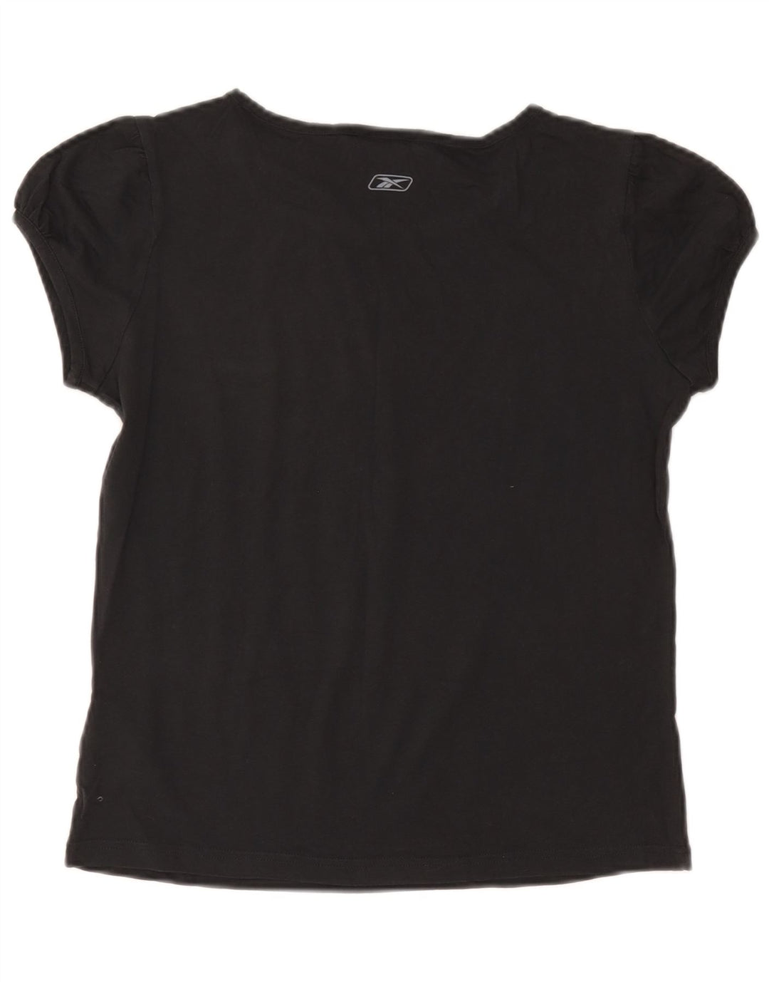 Reebok Damen T-Shirt Top UK 14 Large Grau Baumwolle