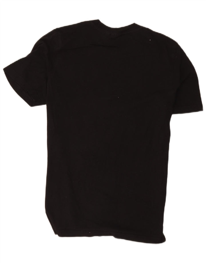 Adidas Herren Grafik T-Shirt Top Medium Schwarz Baumwolle