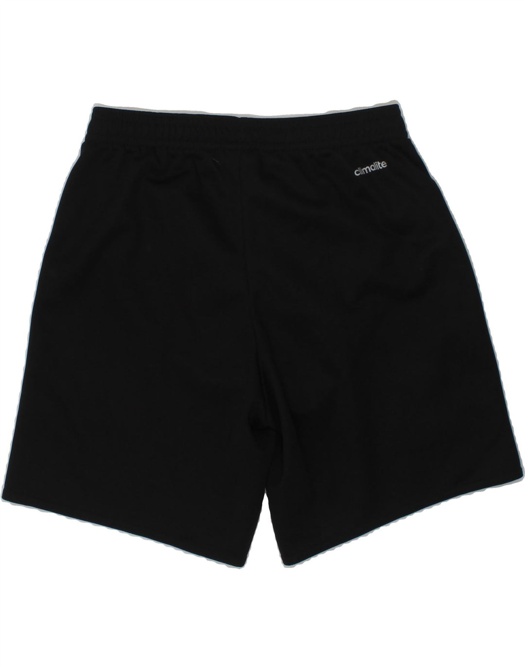 ADIDAS Boys Climalite Graphic Sport Shorts 9-10 Years Black Polyester Vintage Adidas and Second-Hand Adidas from Messina Hembry 