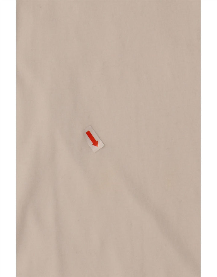 LIU JO Damen Milano Graphic T-Shirt Top UK 12 Medium Weiß