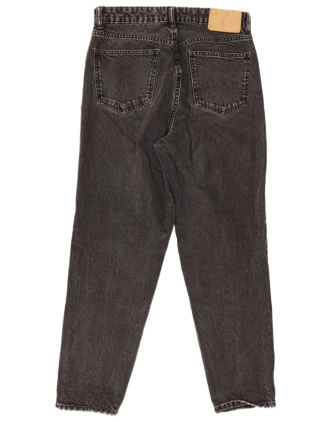 Zara Damen Tapered Jeans EU 40 Medium W30 L27 Schwarze Baumwolle