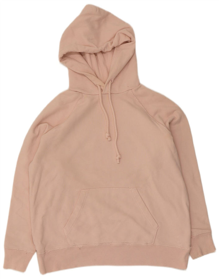 Levi's Damen Kapuzenpullover UK 14 Mittelrosa Baumwolle