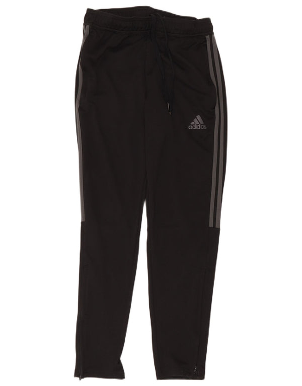 Adidas Damen Aeroready Trainingshose UK 14 Medium Schwarz Polyester