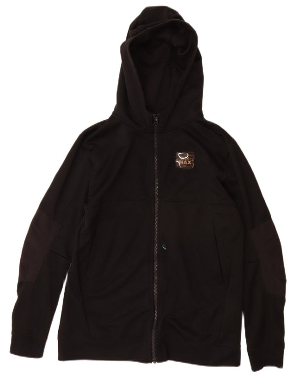 Nike Jungen Air Max Zip Hoodie Pullover 13–14 Jahre XL Schwarz Polyester