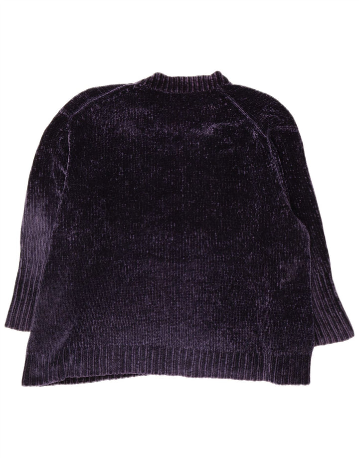Zara Damen-Pullover, übergroß, V-Ausschnitt, Gr. 10, Größe S, Marineblau, Polyester