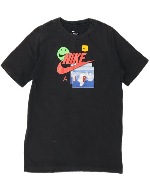 Nike T-Shirt mit Grafik für Jungen, 13–14 Jahre, XL, graue Baumwolle