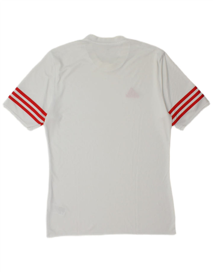 Adidas Herren Climalite T-Shirt Top Mittelweißes Polyester