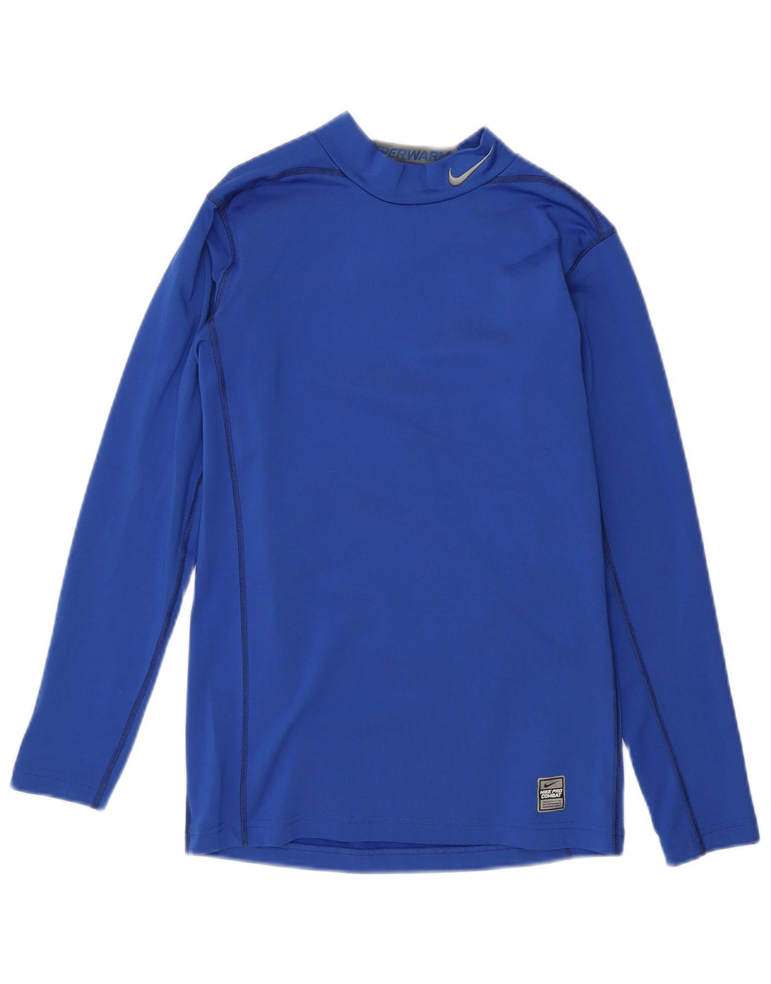 Nike Herren Dri Fit Top Langarm Mittelblaues Polyester