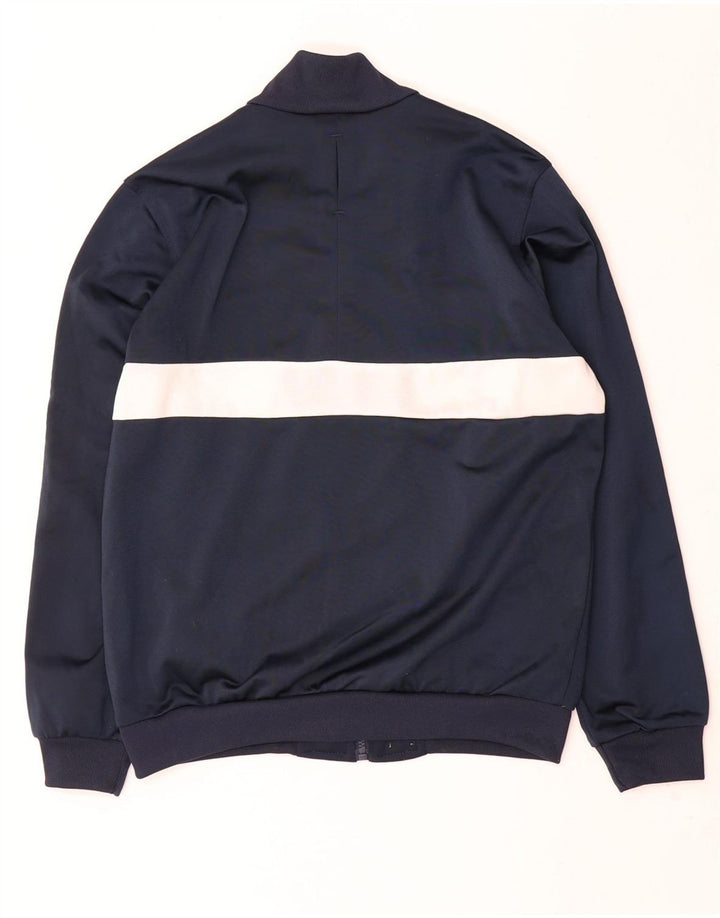 Adidas Jungen-Trainingsanzug-Top-Jacke, 11–12 Jahre, Marineblau, Farbblock