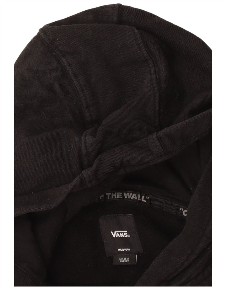 Vans Damen Graphic Hoodie Pullover UK 12 Medium Schwarz