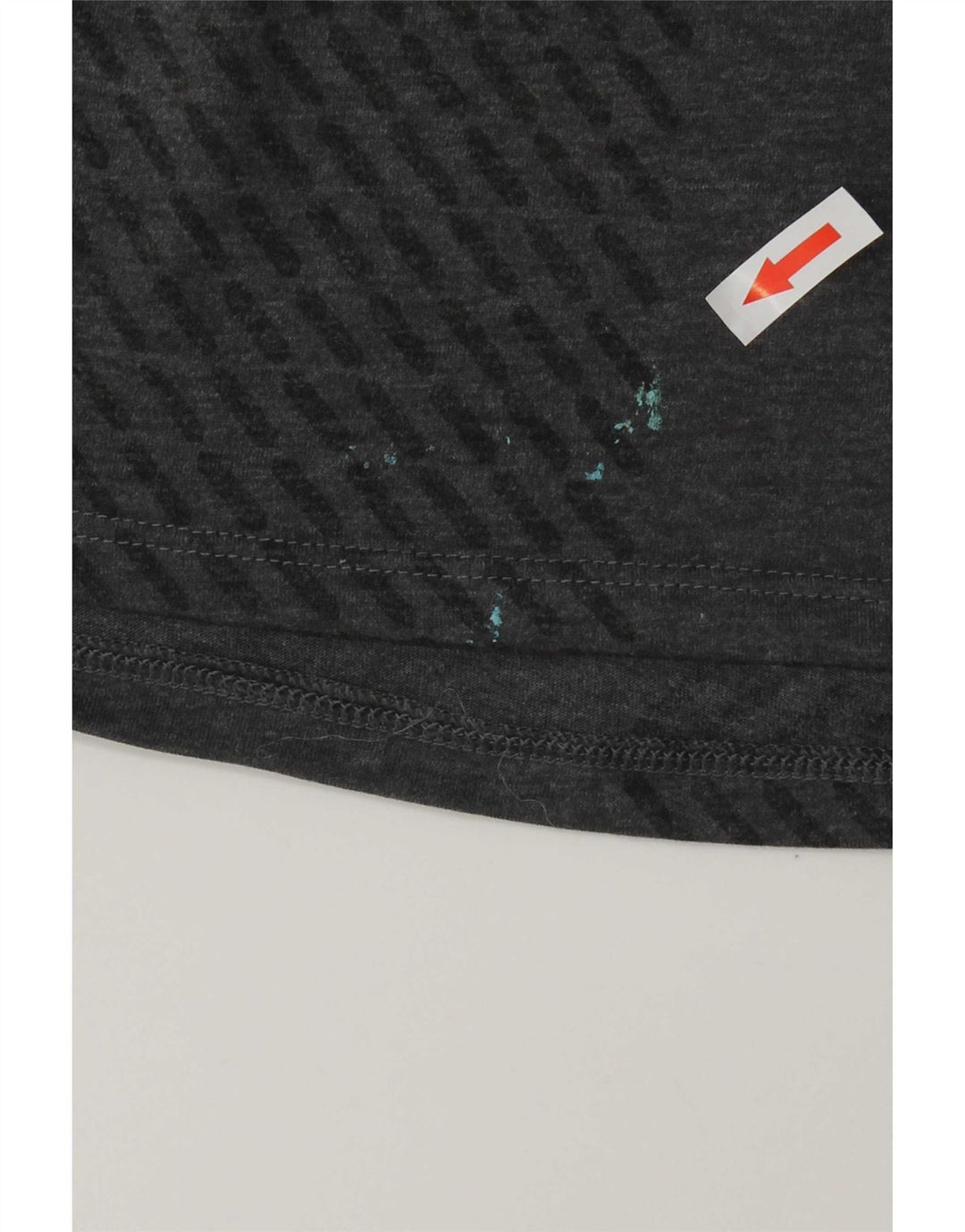 Nike Herren Dri Fit T-Shirt-Oberteil, großes graues Farbblock-Polyester